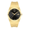 Thumbnail Image 1 of Men's' Movado Bold® Quest Gold-Tone IP Watch with Black Dial (Model: 3601223)