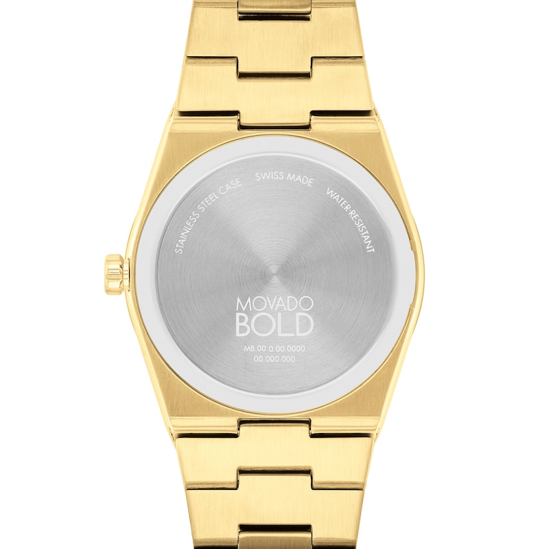 Main Image 3 of Men's' Movado Bold® Quest Gold-Tone IP Watch with Black Dial (Model: 3601223)