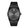 Thumbnail Image 1 of Men's' Movado Bold® Quest Black IP Watch with Grey Dial (Model: 3601224)