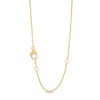Unstoppable Love™ 0.10 CT. T.W. Diamond Swirl Ribbon Teardrop Pendant in 10K Gold - 19"