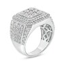 Thumbnail Image 3 of 2.95 CT. T.W. Certified Square-Shaped Lab-Grown Multi-Diamond Framed Ring 10K White Gold (F/SI2)