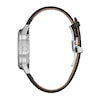 Men's Citizen Rolan Watch in Stainess Steel with Grey Leather Strap (Model: BU2110-01A)