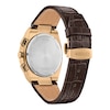 Thumbnail Image 3 of Men's Citizen Axiom Watch in Yellow-Tone Stainess Steel with Brown Leather Strap (Model: CA4583-01E)