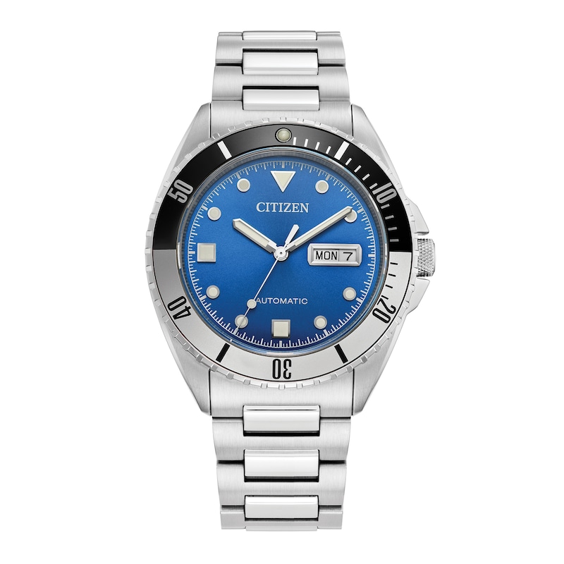 Men's Citizen Sport Automatic Dark Blue Dial Watch in Stainless Steel (Model: NH7531-52M)
