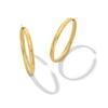 Thumbnail Image 1 of 35.0mm Tube Hoop Earrings in Hollow 18K Gold