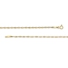 Thumbnail Image 3 of 2.1mm Dorica Singapore Chain Necklace in Solid 14K Gold - 18"