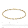 2.9mm Dorica Singapore Chain Bracelet in Solid 14K Two-Tone Gold - 7.25"