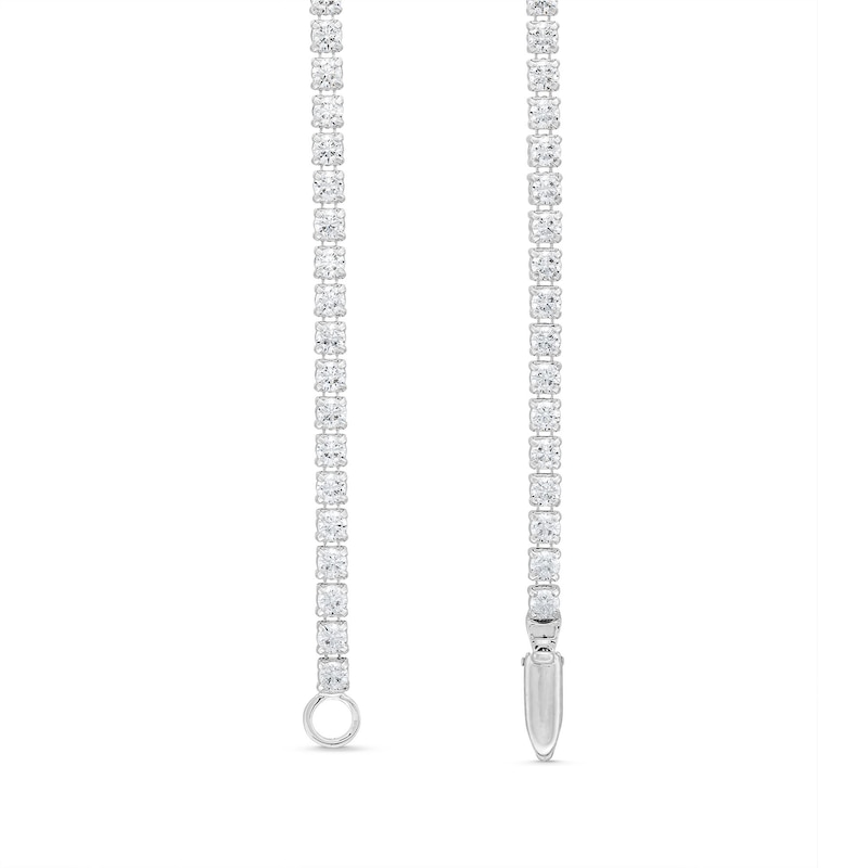 Main Image 2 of 5.15 CT. T.W. Diamond Necklace in 10K White Gold