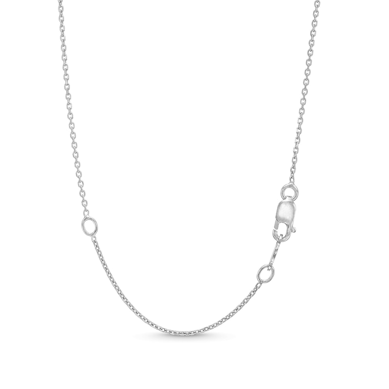 Main Image 4 of Freshwater Cultured Pearl and White Lab-Created Sapphire Pendant and Earrings Set in Sterling Silver