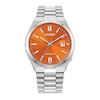 Thumbnail Image 1 of Men's Citizen Tsuyosa Automatic Orange Dial Watch in Stainless Steel (Model NJ0151-53Z)