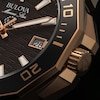 Thumbnail Image 3 of Men's Bulova Marine Star Precisionist Watch in Rose-Tone Stainless Steel (Model 98B421)