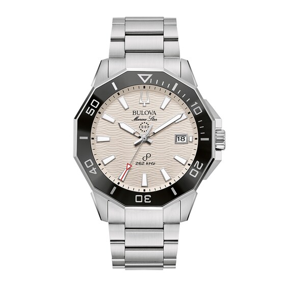 Men's Bulova Marine Star Precisionist Watch in Stainless Steel (Model 96B426)