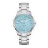 Thumbnail Image 0 of Ladies' Bulova Marine Star Blue Mother-of-Pearl and Diamond Accent Dial Watch in Stainless Steel (Model 96P248)