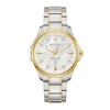 Thumbnail Image 1 of Ladies' Bulova Marine Star White Mother-of-Pearl and Diamond Accent Watch in Two-Tone Stainless Steel (Model 98P227)