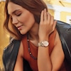 Thumbnail Image 4 of Ladies' Bulova Marine Star White Mother-of-Pearl and Diamond Accent Watch in Two-Tone Stainless Steel (Model 98P227)