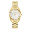 Thumbnail Image 0 of Ladies' Bulova Surveyor White Mother-of-Pearl and Diamond Accent Watch in Gold-Tone Stainless Steel (Model 97P172)