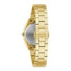 Thumbnail Image 2 of Ladies' Bulova Surveyor White Mother-of-Pearl and Diamond Accent Watch in Gold-Tone Stainless Steel (Model 97P172)