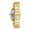Thumbnail Image 3 of Ladies' Bulova Surveyor White Mother-of-Pearl and Diamond Accent Watch in Gold-Tone Stainless Steel (Model 97P172)