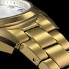 Thumbnail Image 7 of Ladies' Bulova Surveyor White Mother-of-Pearl and Diamond Accent Watch in Gold-Tone Stainless Steel (Model 97P172)