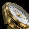 Thumbnail Image 9 of Ladies' Bulova Surveyor White Mother-of-Pearl and Diamond Accent Watch in Gold-Tone Stainless Steel (Model 97P172)