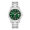 Thumbnail Image 1 of Men's Bulova Surveyor Green Dial Watch in Stainless Steel (Model 96B429)