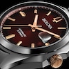 Thumbnail Image 4 of Men's Bulova Surveyor Burgundy Dial Watch in Stainless Steel (Model 98B422)