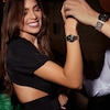 Thumbnail Image 4 of Ladies' Bulova Modern Black Dial Watch in Gold-Tone Stainless Steel (Model 97L175)
