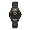 Thumbnail Image 1 of Ladies' Bulova Modern Black Dial Watch in Black Ion-Plated Stainless Steel (Model 98L314)