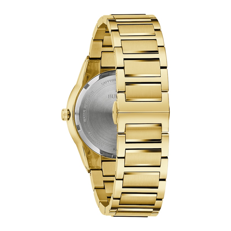 Main Image 3 of Men's Bulova Millennia Modern Black Dial Watch in Black Ion-Plated Stainless Steel (Model 97A183)