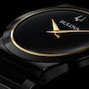 Thumbnail Image 7 of Men's Bulova Modern Black Dial Watch in Black Ion-Plated Stainless Steel (Model 98A313)