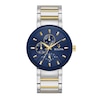 Thumbnail Image 1 of Men's Bulova Futuro Blue Dial Watch in Two-Tone Stainless Steel (Model 98C148)