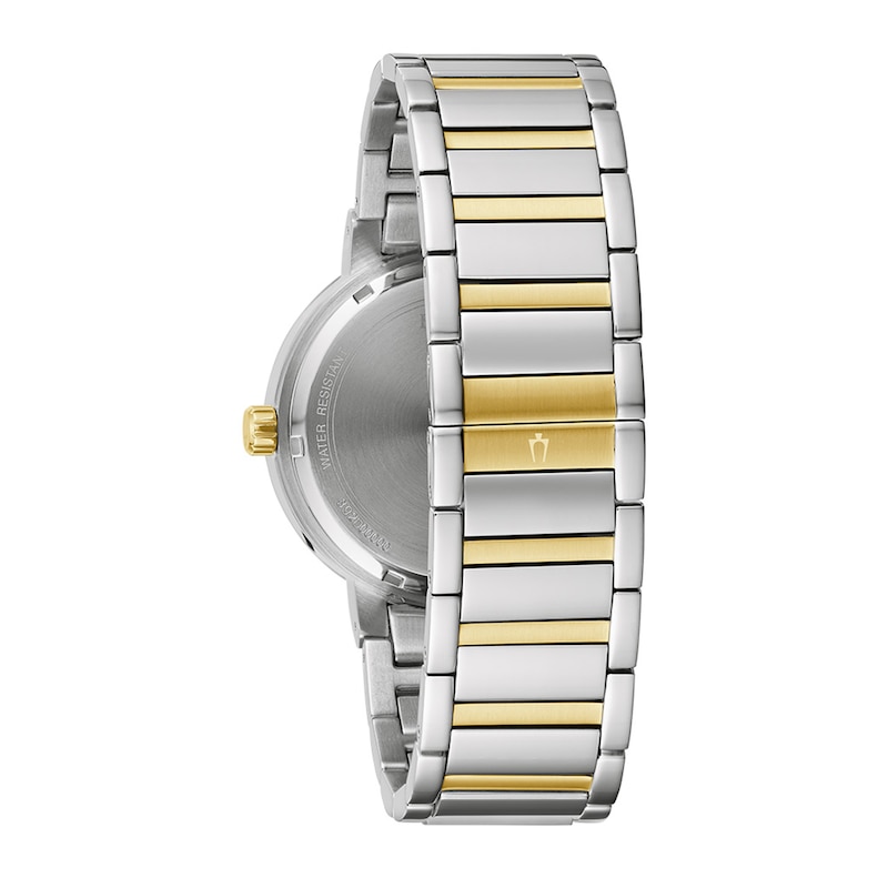 Main Image 3 of Men's Bulova Futuro Blue Dial Watch in Two-Tone Stainless Steel (Model 98C148)