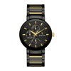 Thumbnail Image 1 of Men's Bulova Futuro Black Dial Watch in Two-Tone Stainless Steel (Model 98C149)
