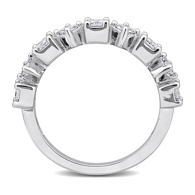 Main Image 5 of 0.60 CT. T.W. Princess-Cut Diamond Band in 14K White Gold