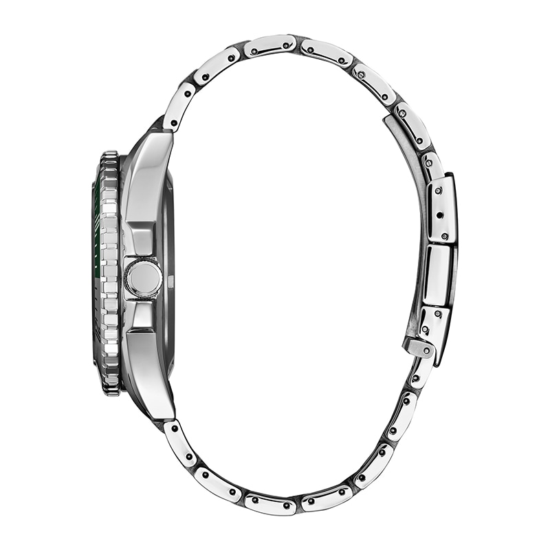 Men's Citizen Sport Automatic Black Dial Watch in Stainless Steel (Model: NH7531-50E)