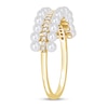 Thumbnail Image 2 of 2.0-2.5mm Freshwater Cultured Pearl and 0.11 CT. T.W. Diamond Ring in 10K Gold