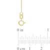 3.5-4.0mm Freshwater Cultured Pearl Dangle Station Necklace in 10K Gold – 18”