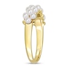 Thumbnail Image 2 of 2.0-2.5mm Freshwater Cultured Pearl Cluster Band in 14K Gold