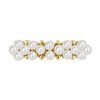 Thumbnail Image 4 of 2.0-2.5mm Freshwater Cultured Pearl Cluster Band in 14K Gold