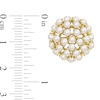 2.0-3.0 Freshwater Cultured Pearl Cluster Stud Earrings in 10K Gold