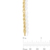 Thumbnail Image 3 of 3.0mm Silk Rope™ Chain Bracelet in Hollow 18K Gold - 8.25”