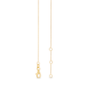 Thumbnail Image 3 of Cursive "mama" Cable Chain Bracelet in 10K Gold - 7.25"