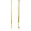 4.0mm Herringbone Chain Necklace in Solid 10K Gold - 18"
