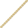 2.5mm Double Rope Chain Bracelet in Hollow 10K Gold - 7.25"