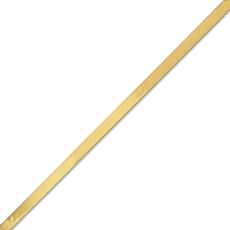 Main Image 1 of 3.0mm Herringbone Chain Bracelet in Solid 10K Gold - 7.25"