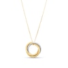 Thumbnail Image 1 of Love Knot Pendant in 14K Two-Tone Gold