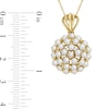 Thumbnail Image 2 of 2.0-3.0 Freshwater Cultured Pearl Cluster Pendant in 10K Gold-17”