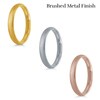 Thumbnail Image 2 of 3.0mm Engravable Dome Confort-Fit Wedding Band in 14K Gold (1 Finish and Line)