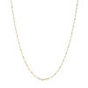 Thumbnail Image 1 of 1.35mm Dorica Singapore Chain Necklace in Solid 18K Two-Tone Gold - 16"
