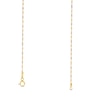 Thumbnail Image 3 of 1.35mm Dorica Singapore Chain Necklace in Solid 18K Two-Tone Gold - 18"